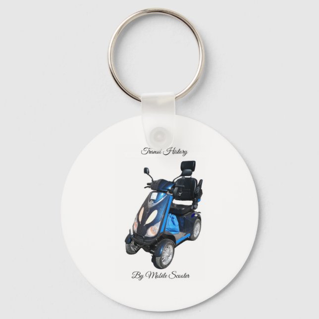 Aluminum Circle Keychain (Front)