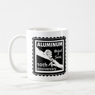 ALUMINUM traditional 10th wedding anniversary gift Coffee Mug