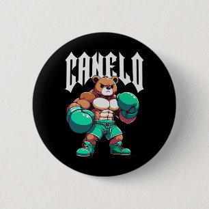 Alvarez Mexicano Boxing Bear Mexican Pride Patriot 6 Cm Round Badge