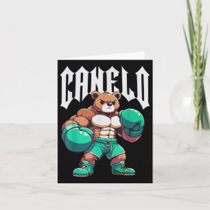 Alvarez Mexicano Boxing Bear Mexican Pride Patriot Card