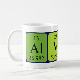 Alverta periodic table name mug