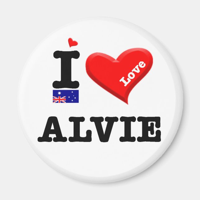ALVIE - I Love Magnet (Front)
