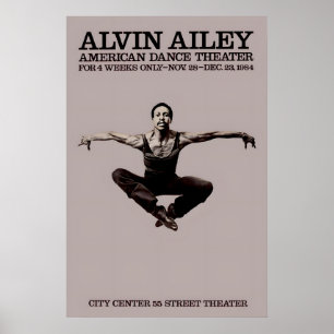 Alvin Ailey, American Dance Theater Promo Poster
