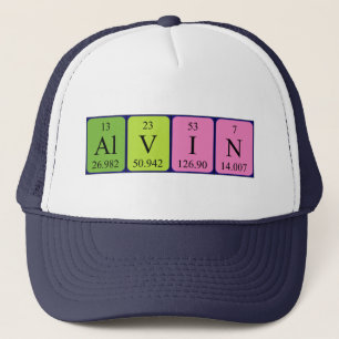 Alvin periodic table name hat