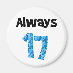 Always 17 magnet
