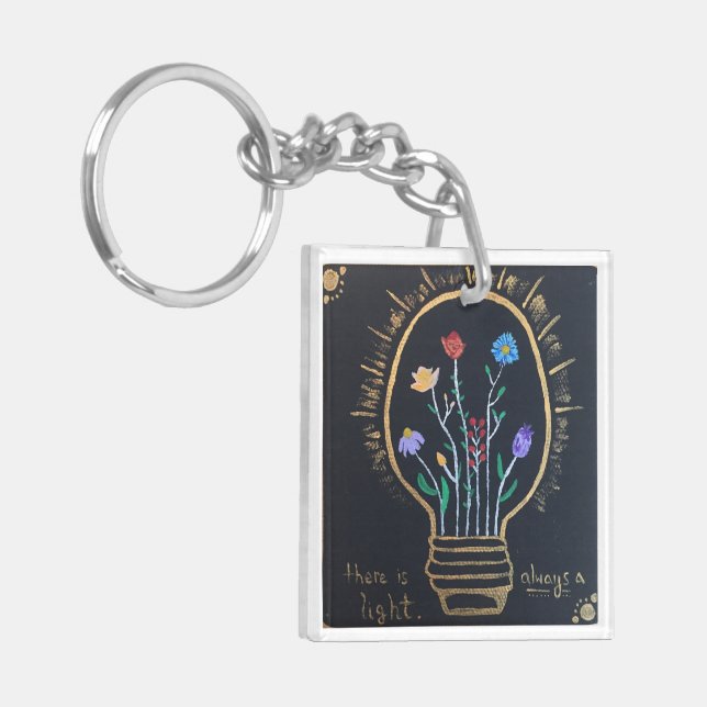 "Always a Light" Keychain (Front Left)