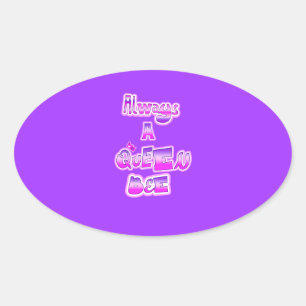 Always a queen bee purple Stickers