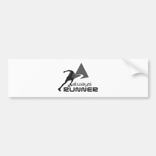 Always a Runner Bumper Sticker (Front)
