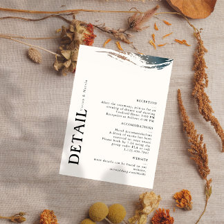 Always and for Eternity Wedding Detail Card