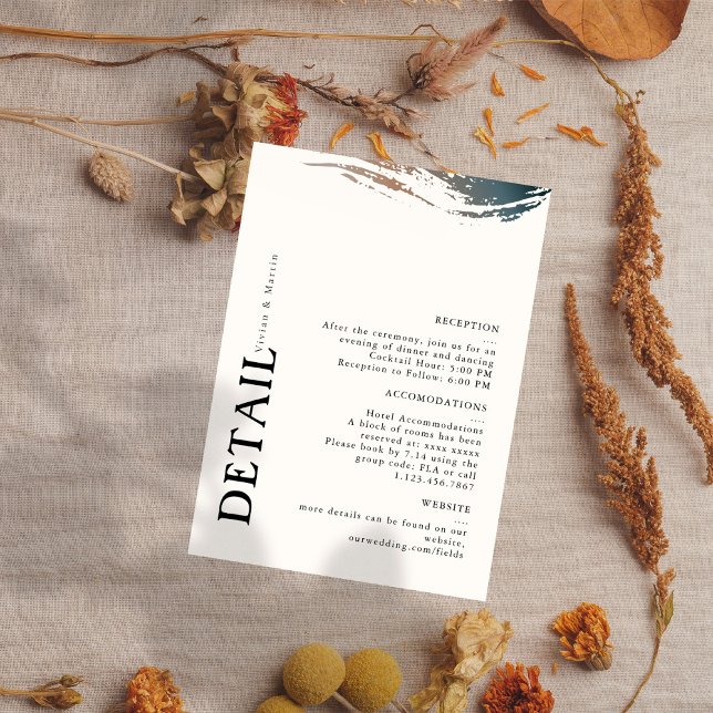 Always and for Eternity Wedding Detail Card (Creator Uploaded)