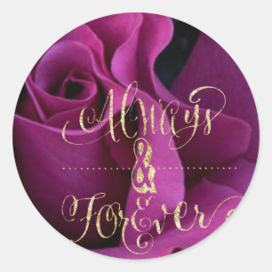 Always and Forever Wedding Stickers