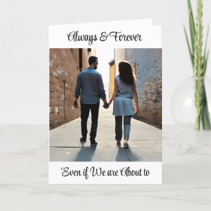 Always and Forever   Zombie Apocalypse Funny Card