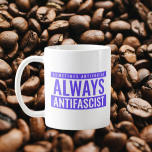 Always Antifascist Classic Mug – Blue Defiant