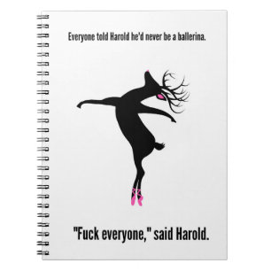 Always be a Harold. Notebook