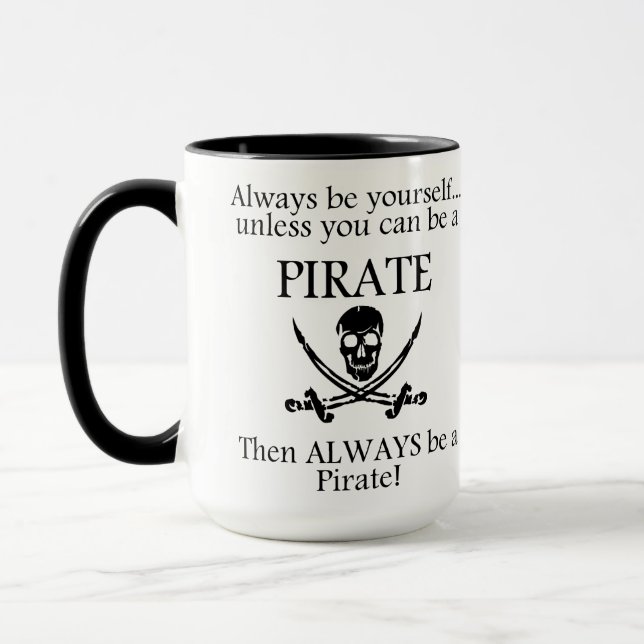 Always Be A Pirate Mug (Left)