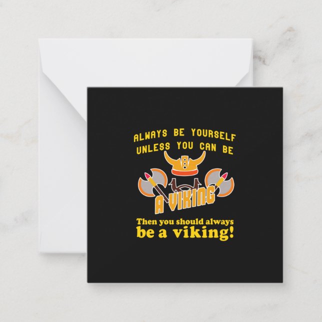 Always be a Viking Card (Front)