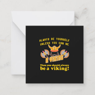 Always be a Viking Card