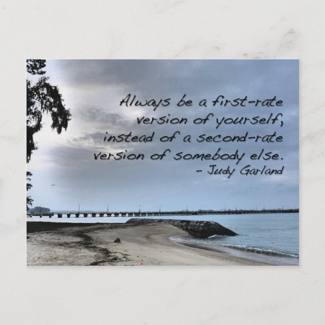 Always be first - rate post card (Front)