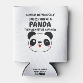 always be panda can cooler