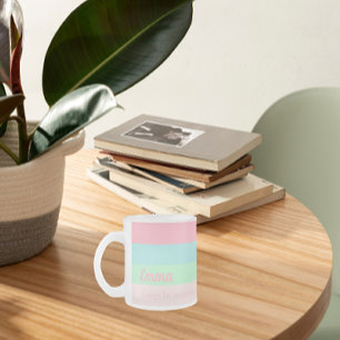 Always Be Uniquely You Inspirational Motivational  Frosted Glass Coffee Mug