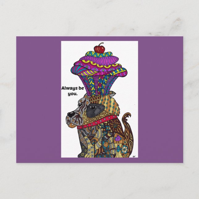 Always Be You Postcard (Front)