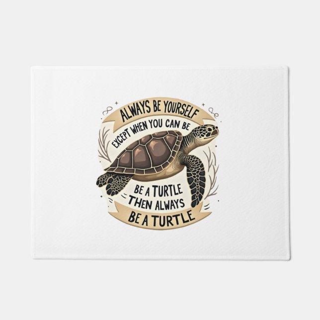Always Be Yourself Except When You Can Be a Turtle Doormat (Front)