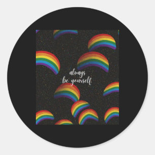 Always Be Yourself Lgbt Pride Sticker