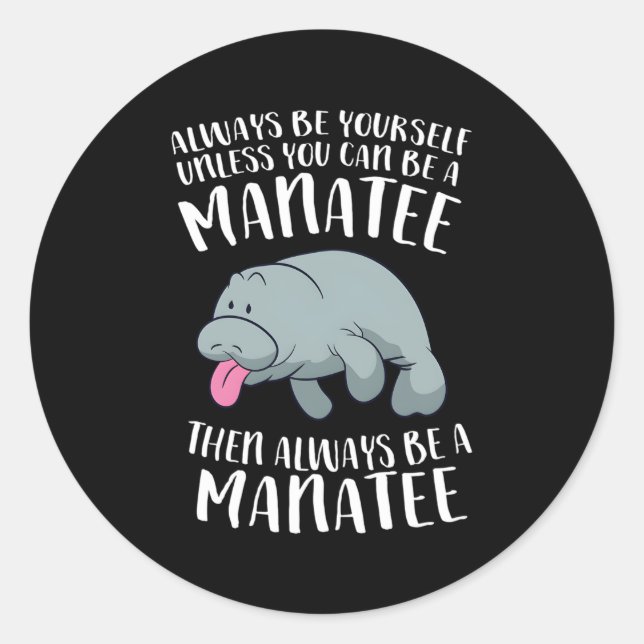 Always Be Yourself Unless You Can Be A A A Classic Round Sticker (Front)