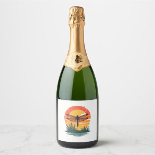 Always Be Yourself Unless You Can Be A Dragonfly Sparkling Wine Label