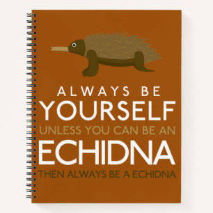 Always Be Yourself Unless You Can Be A Echidna Notebook