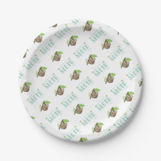 Always Be Yourself Unless You Can Become A Sloth Paper Plate