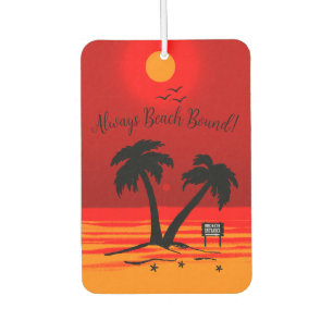  Always Beach Bound, Sizzling Sunset Car Air Freshener