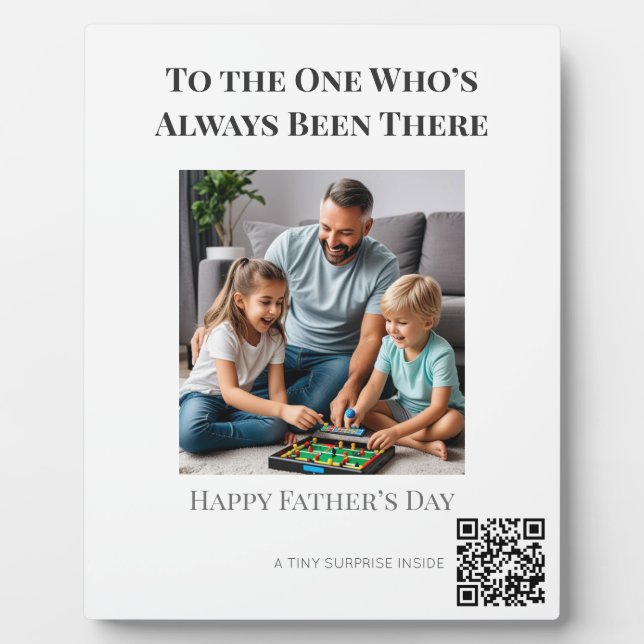 Always Been There – Father’s Day  Plaque (Front)