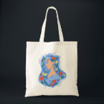 Always Believe in Yourself Floral Hair Girl Tote Bag<br><div class="desc">Always Believe in Yourself Floral Hair Girl Design</div>