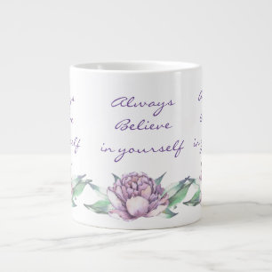 Always believed in yourself  large coffee mug