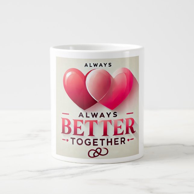 Always Better Together  Large Coffee Mug (Front)