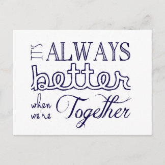 Always better when postcard