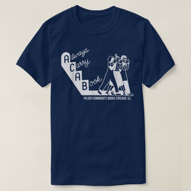 Always Carry A Book Pilsen Community Books Chicago T-Shirt (Design Front)