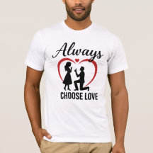 Always Choose Love Bella+Canvas Jersey Short Sleev