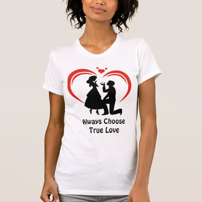 Always Choose True Love – Freefit Naturally Women’ T-Shirt (Front)