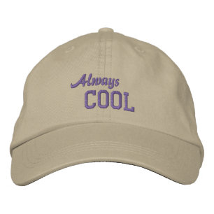 ALWAYS COOL Cap (Khaki w/Dark Teal)