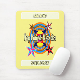 Always dancing with the Retro stars Mouse Pad