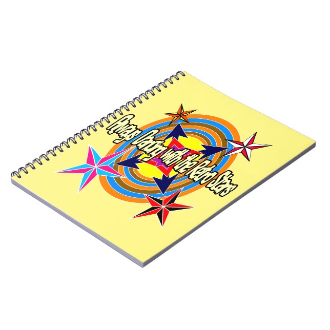 Always dancing with the Retro stars  Notebook (Left Side)