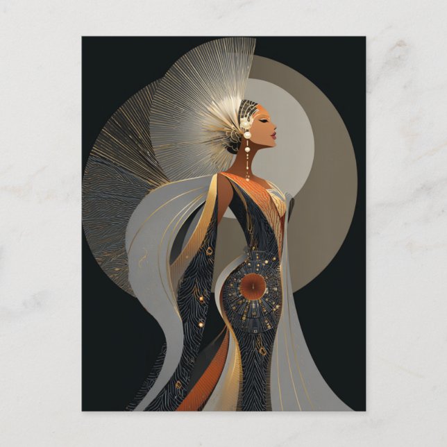 ALWAYS ELEGANT #10 POSTCARD (Front)