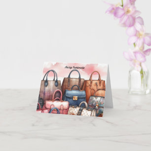 Always Fashionable Handbag Card Greeting