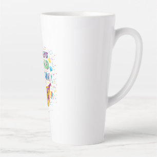 Always find a reason to smile latte mug