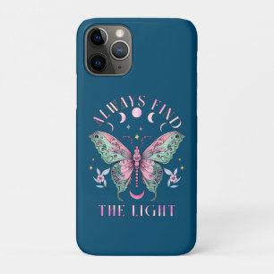 Always Find the Light Beautiful colourful butterfl iPhone 11 Pro Case