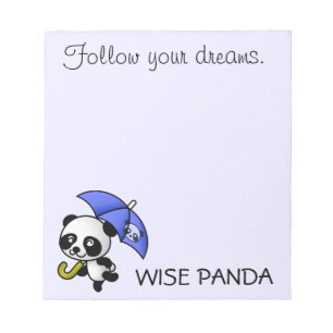 Always follow your dreams notepad