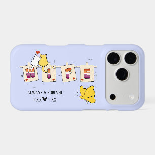 Always & Forever Sunset Lesbian Flag Wife iPhone C
