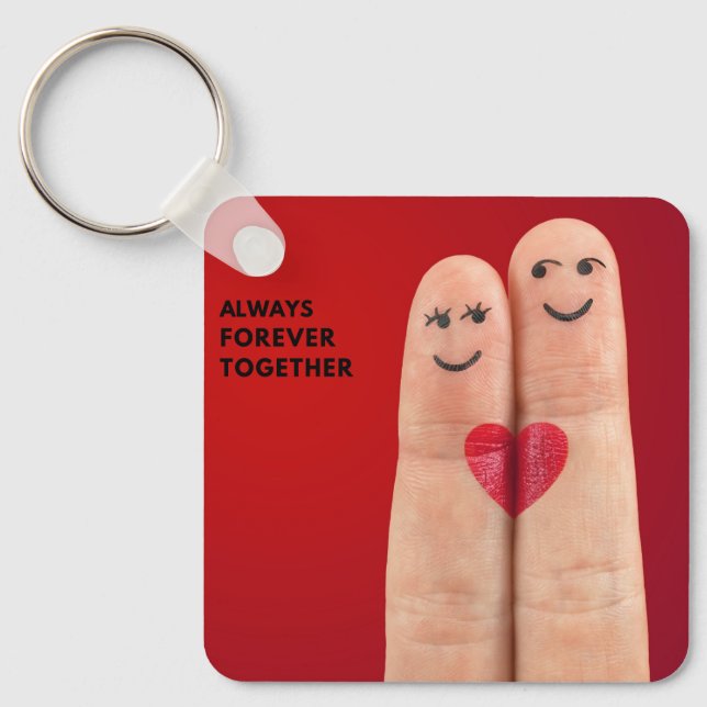 always forever together key ring (Front)
